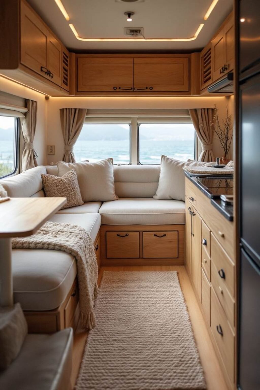 Living Room Rv Window 15+ Tiny Home-Inspired RV Living Rooms That Will Change Your Travel ...