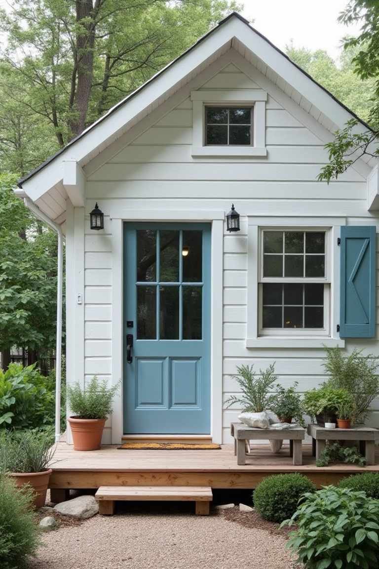 Blue-Toned Minimalist Cottage – French Country Charm Meets Simple Living