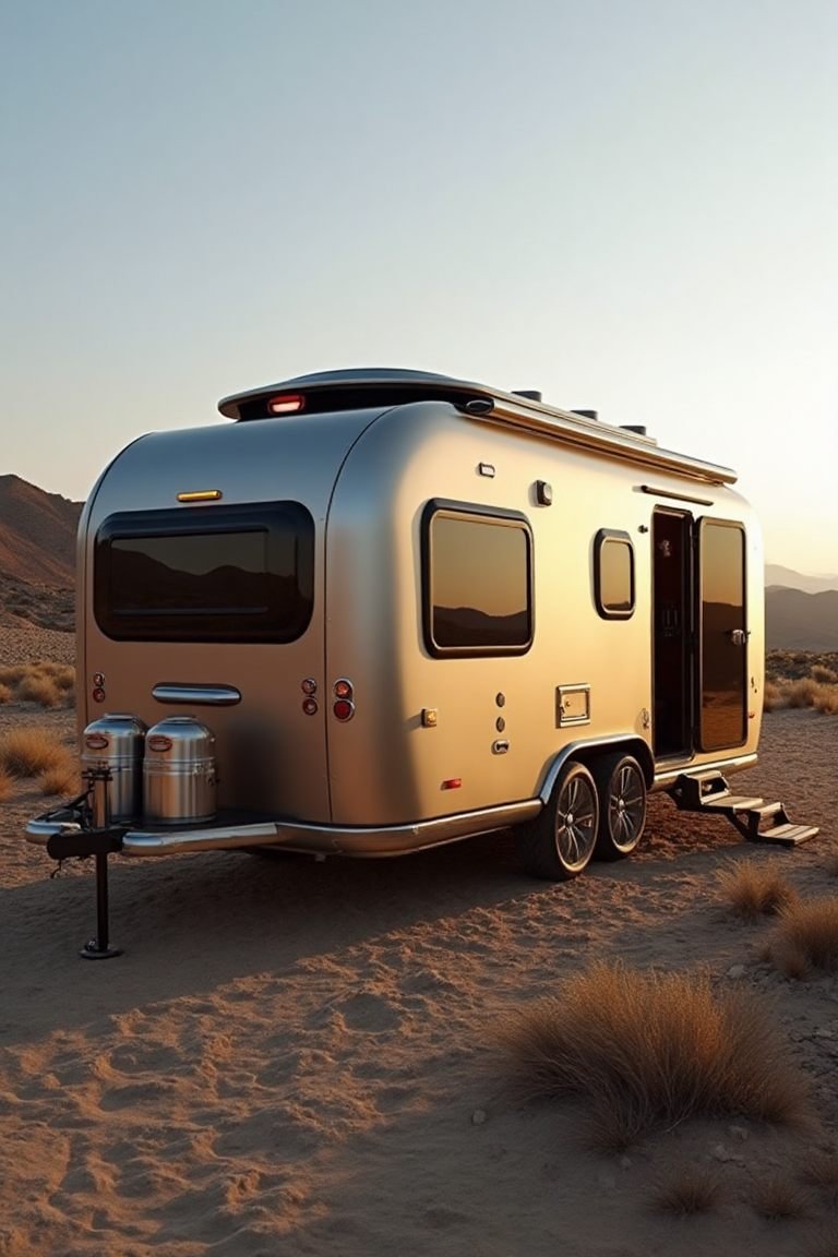 Sunset Silhouette Camper - Luxury Meets Off-Road Freedom