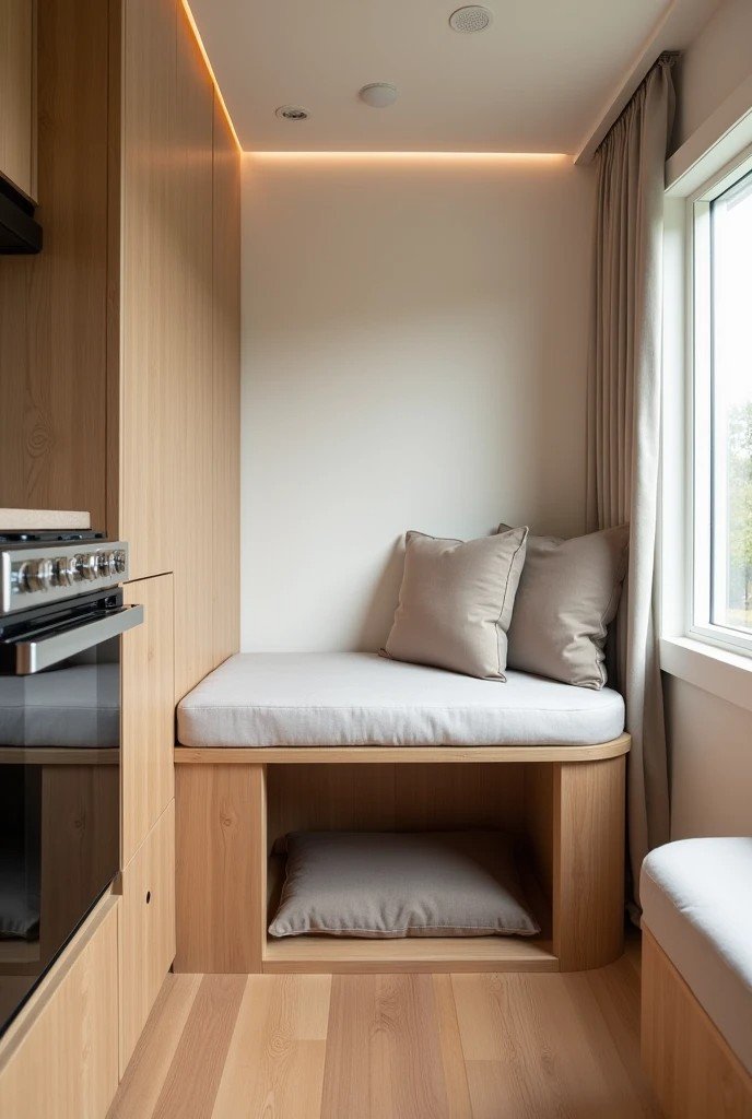 Serene Minimalist Nook – Restorative Simplicity with a Pet-Friendly Touch