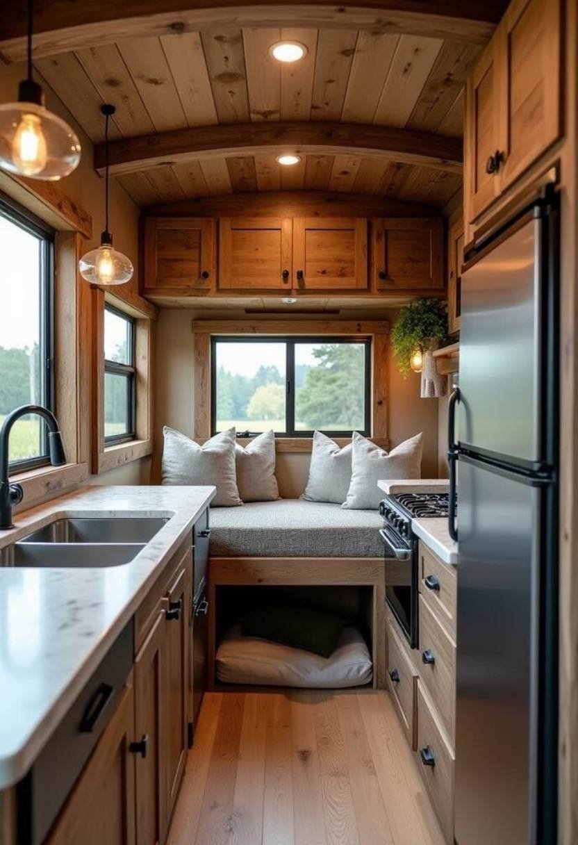 Modern Rustic RV – Cozy Comfort with a Pet-Friendly Touch