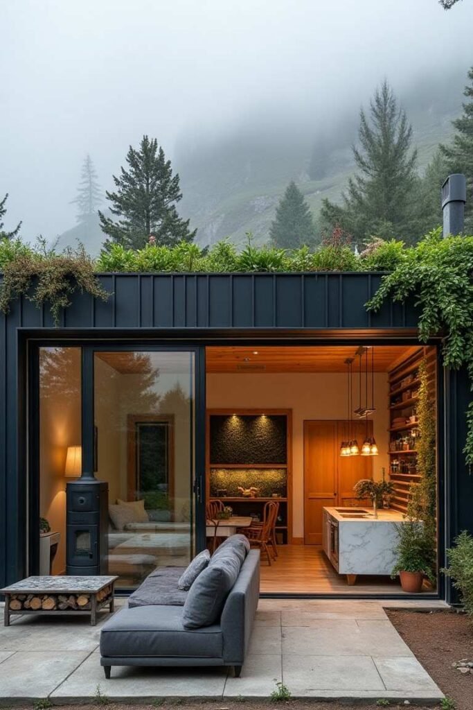 Snapshot of Off Grid Modern Living Space