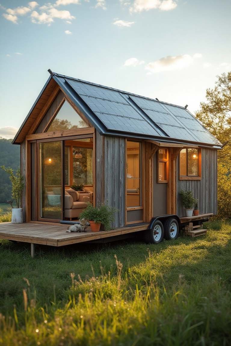 Wanderlust Haven: Nomadic Solar-Powered Tiny Home