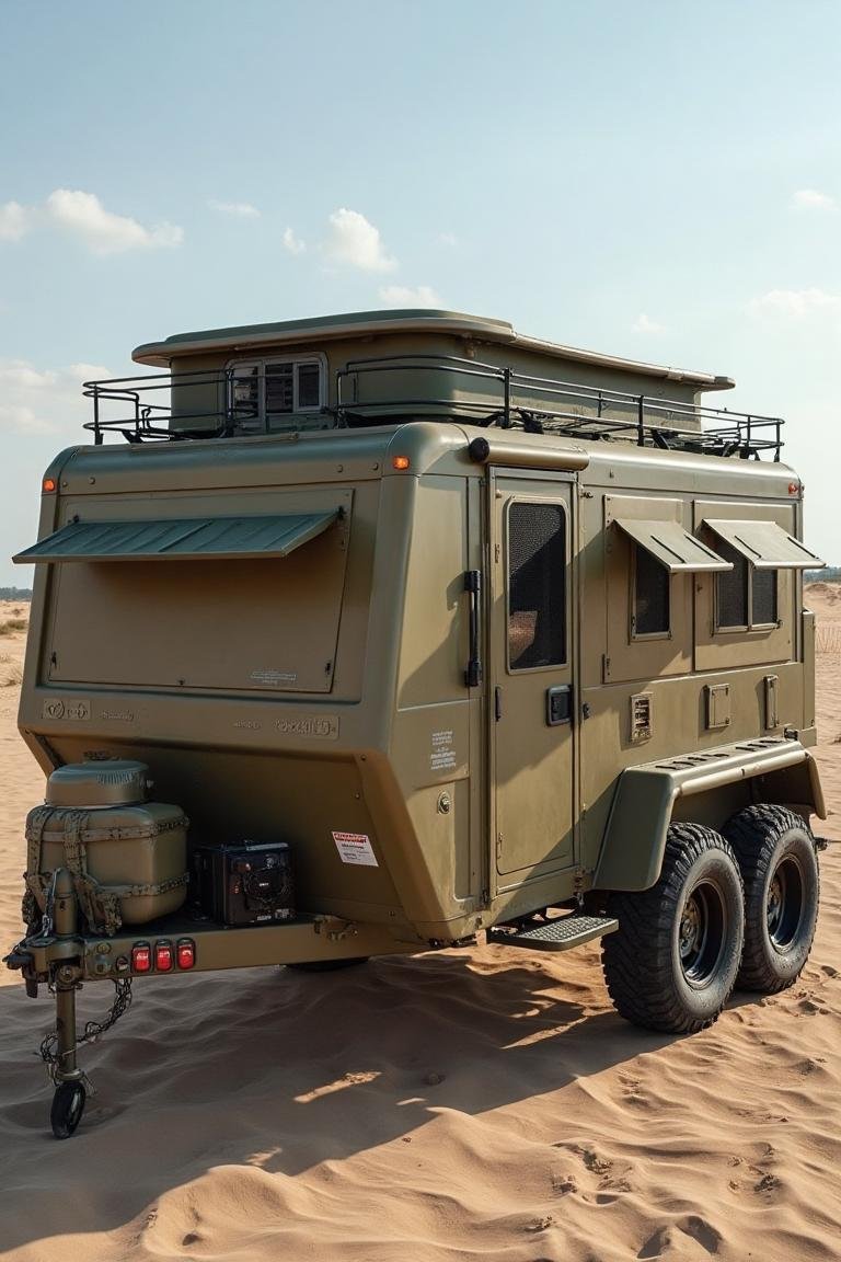 Sandstorm Explorer Camper - Rugged Comfort for Safari Adventures