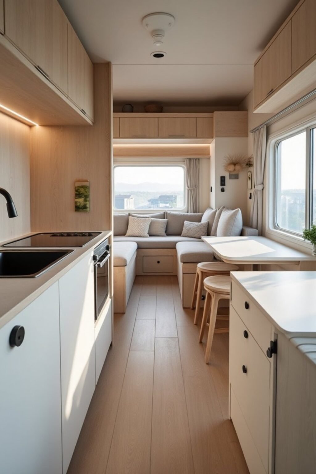 12 Minimalist RV Interior Design Ideas Will Make Your Tiny Home Feel ...
