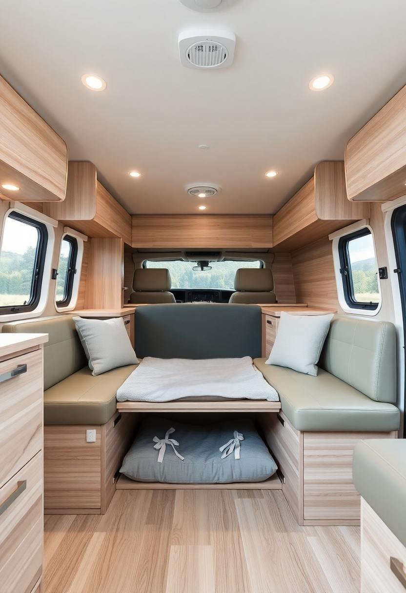 Scandinavian Harmony RV – Minimalist Design with a Pet-Friendly Touch