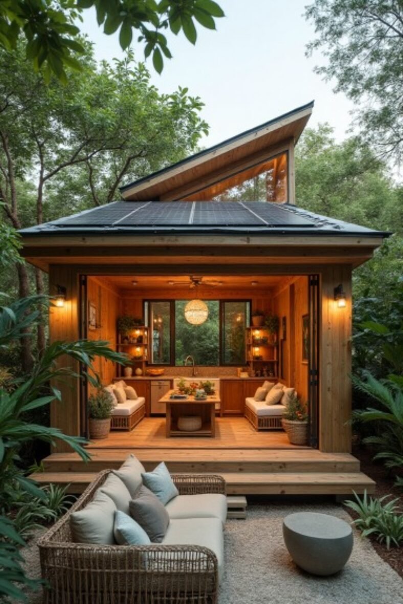 15+ Solar-Powered Tiny Homes Ideas for Sustainable Off-Grid Living - Sustainable Off-Grid Apartment Designs For Couples