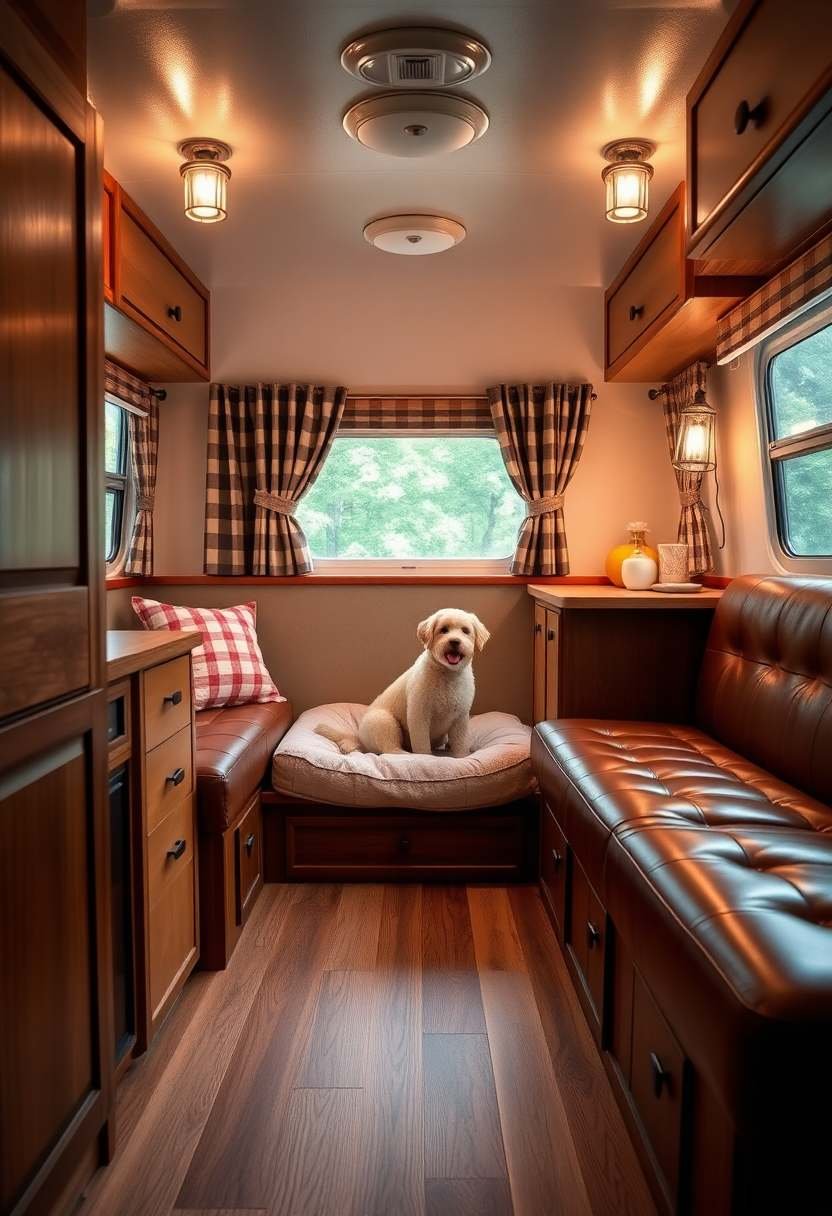 Timeless Comfort – A Vintage Travel Trailer with a Pet-Friendly Edge