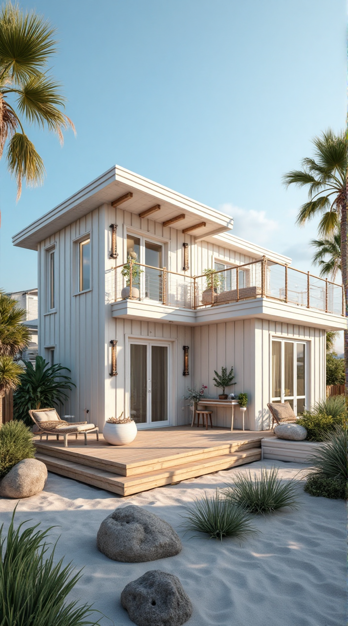 Coastal Chic Modular Beach House: Effortless Style by the Shore