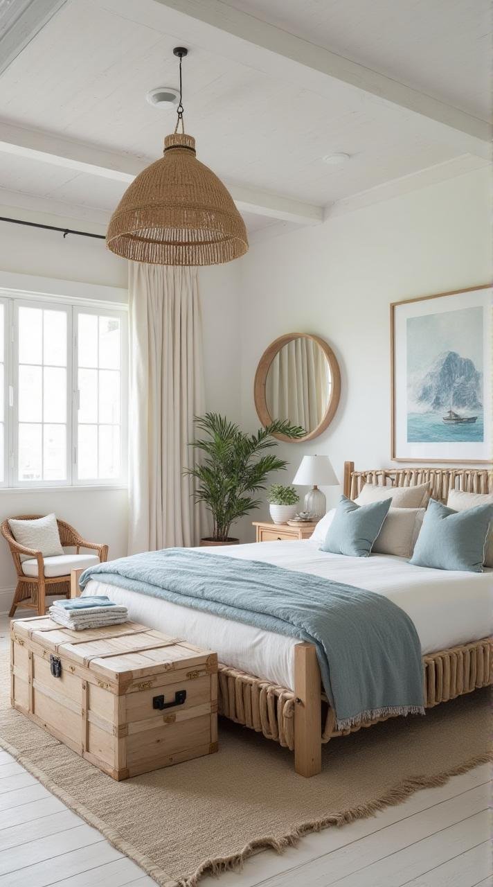 Coastal Bliss Bedroom – A Light-Filled Retreat by the Sea