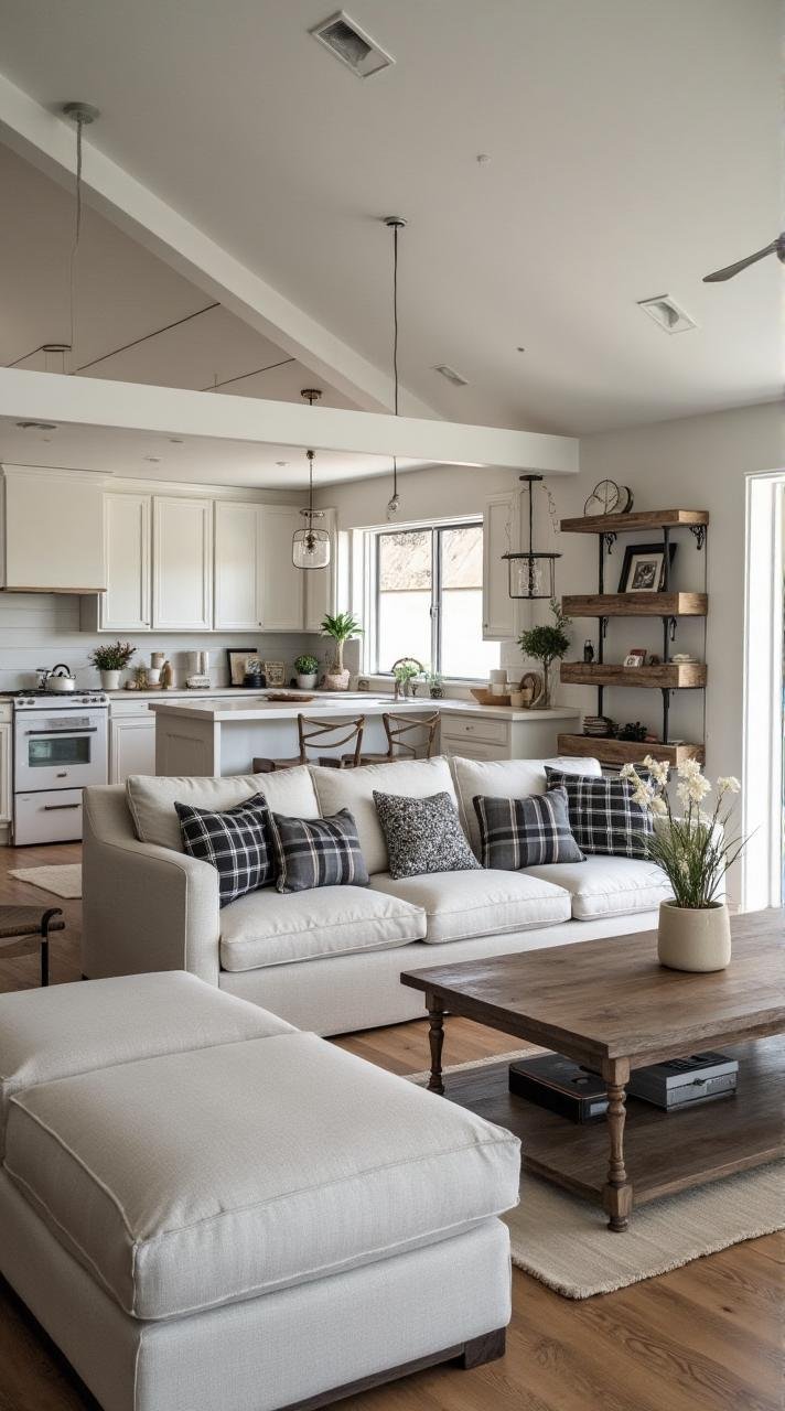 Contemporary Farmhouse Modular Home Interior