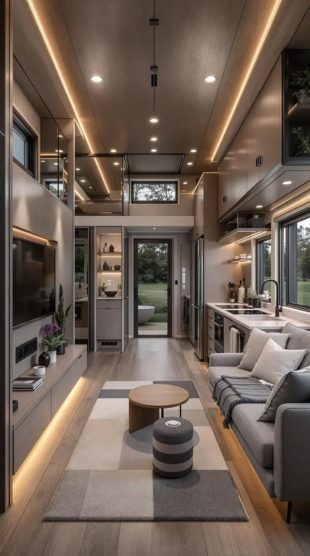 Contemporary Tiny House Interior