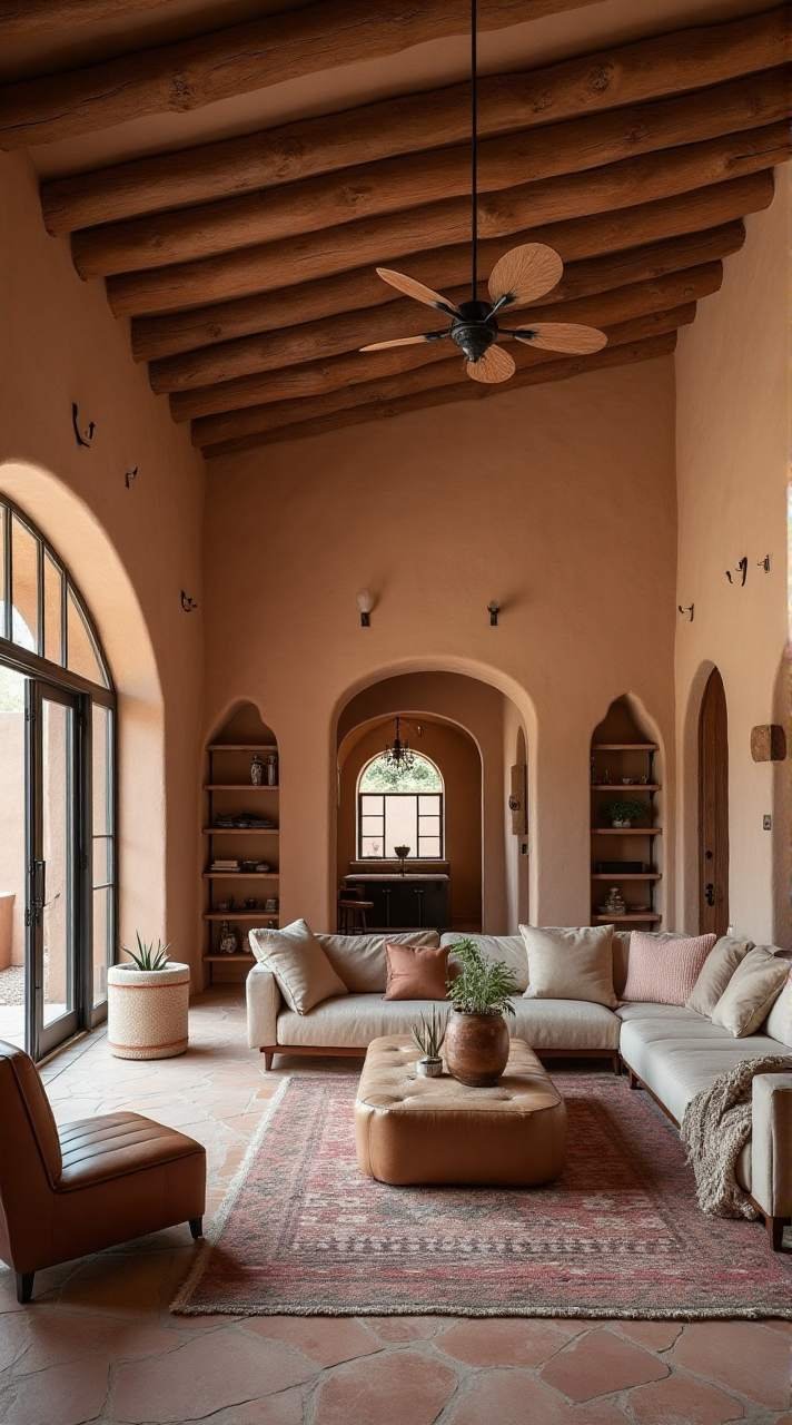 Desert Adobe - Warm and Earthy Interior