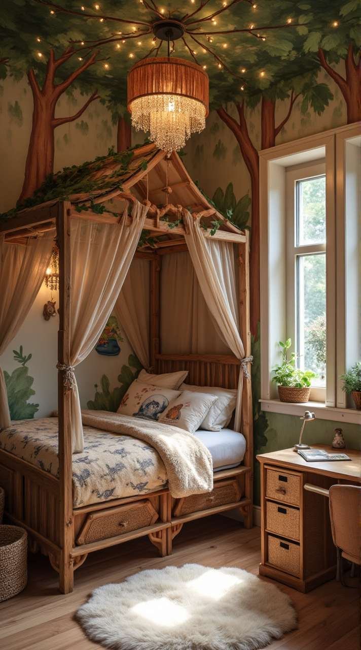 Whimsical Forest Retreat – Enchanted Woodland Haven