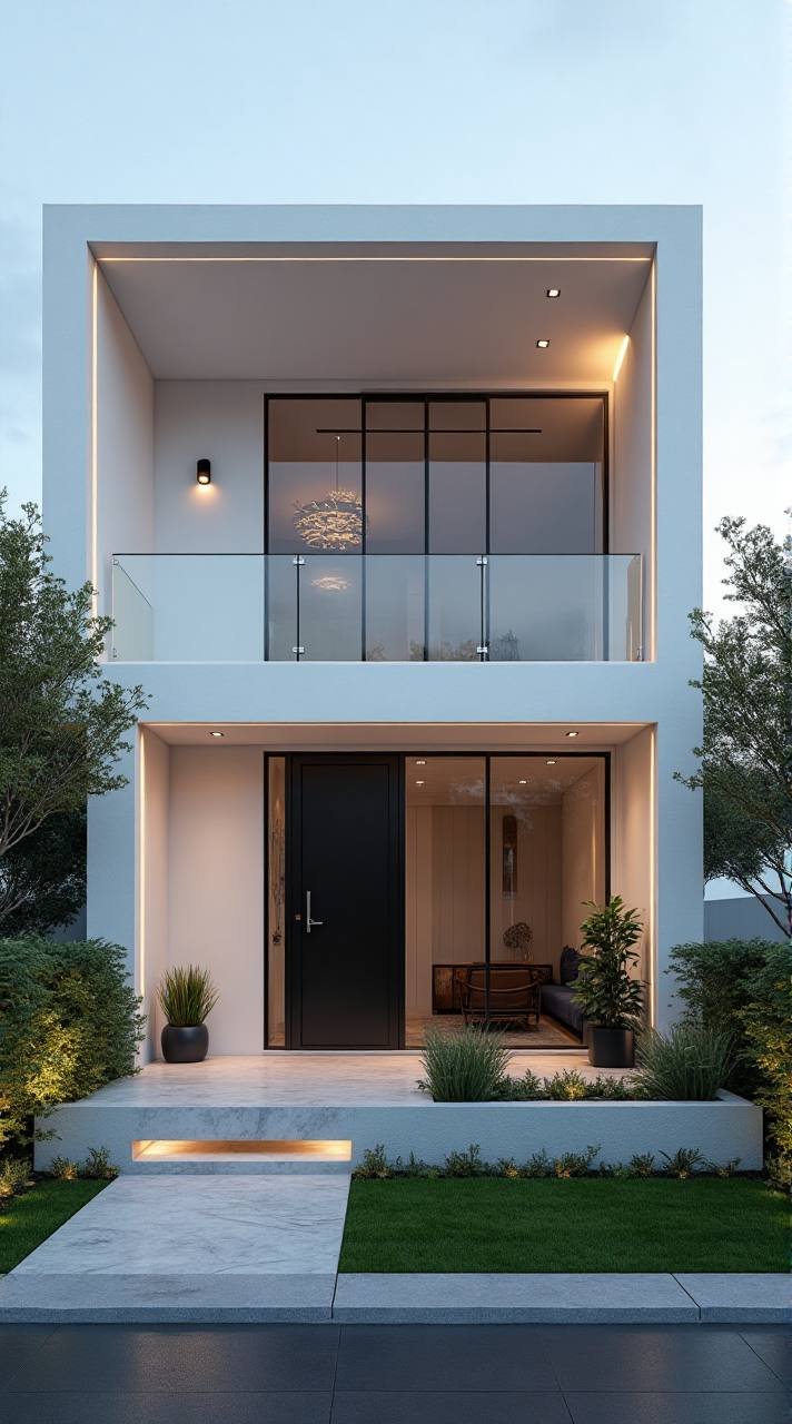Futuristic Smart Home - Where Sleek Design Meets High-Tech Living