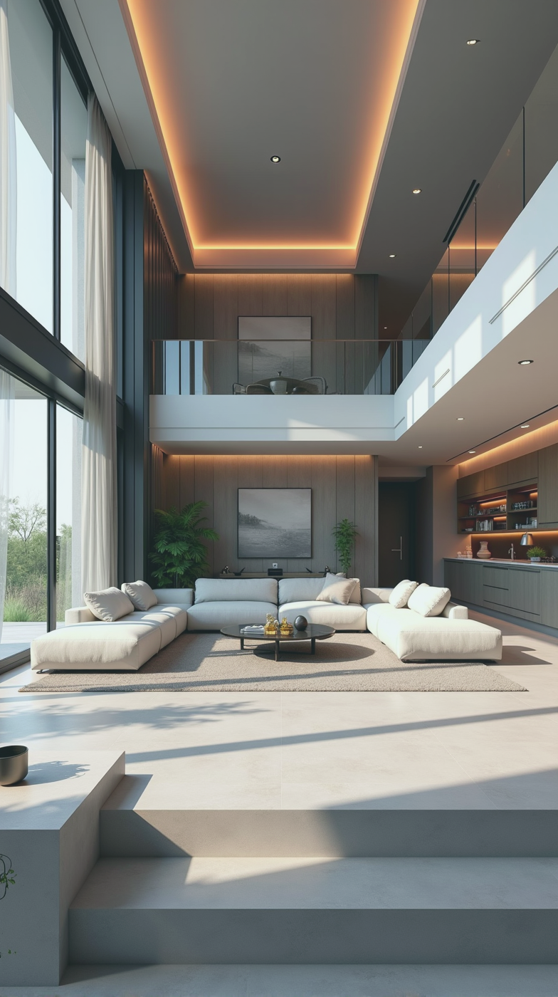 Glass Box Modular Smart Home Interior