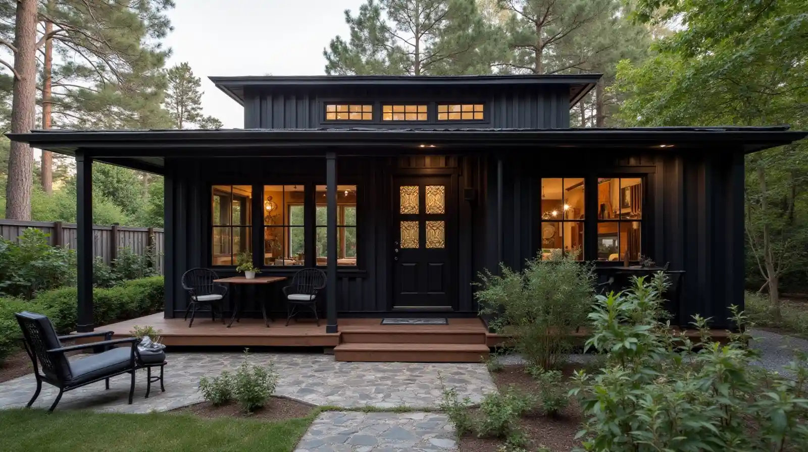 Gothic Noir Tiny Home – A Darkly Elegant Escape