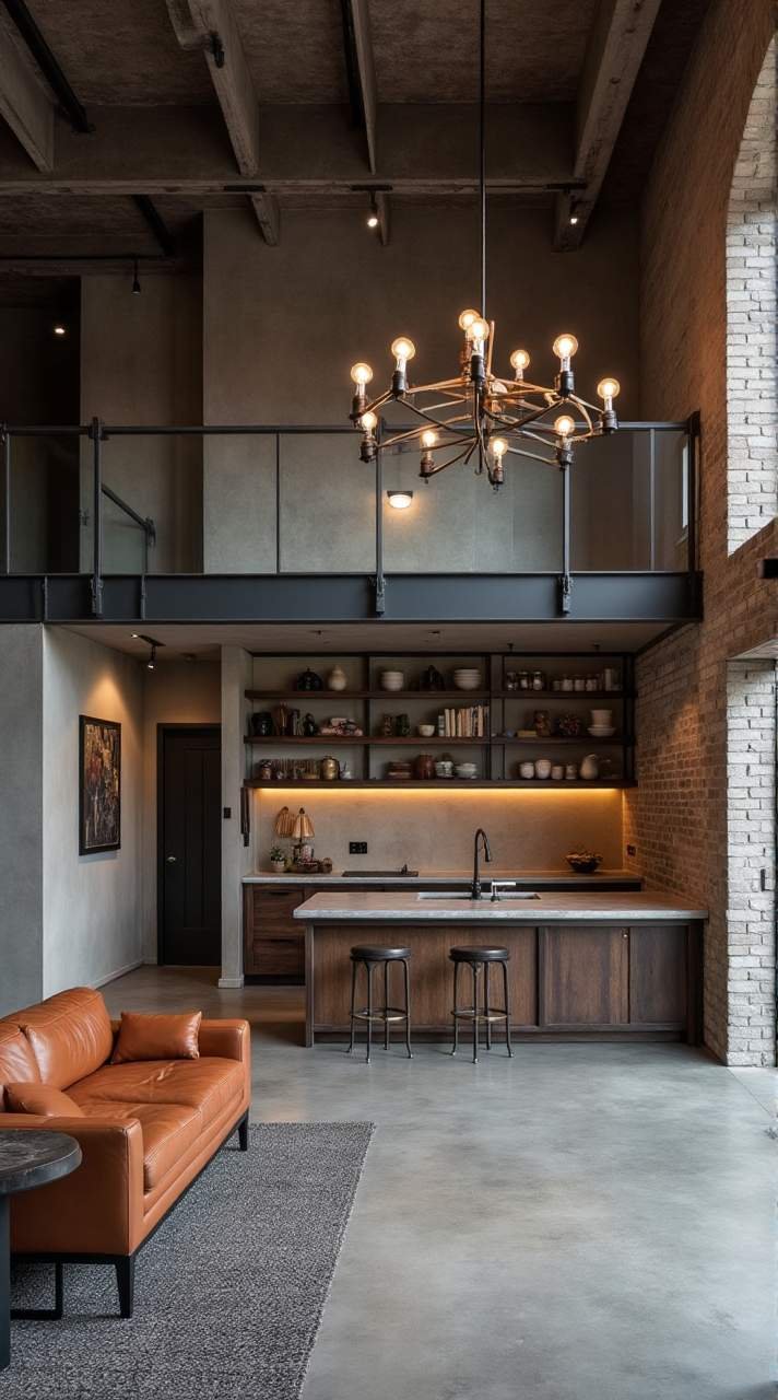 Industrial Chic Modular Loft Interior