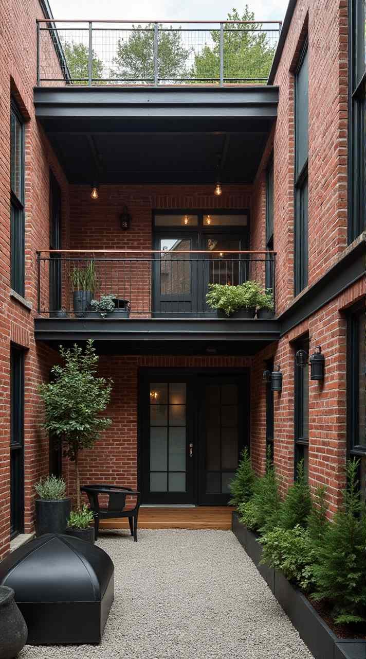 Industrial Elegance - Steel and Brick Loft Living