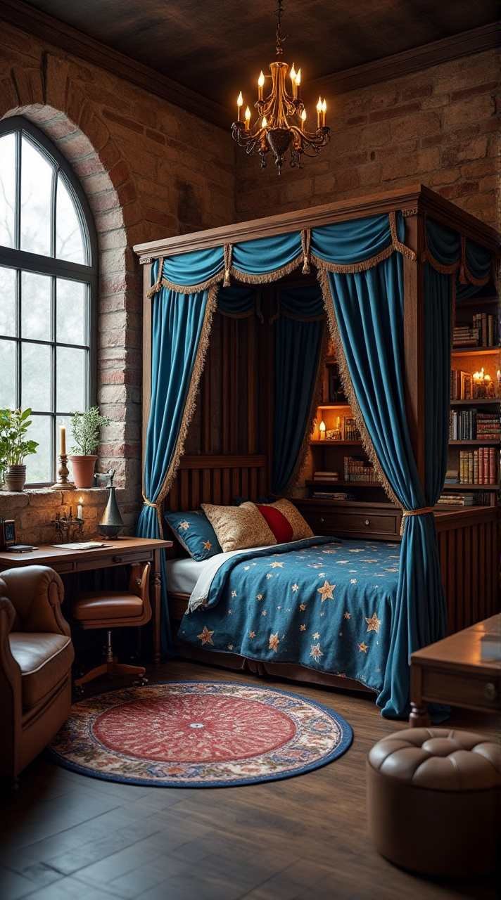 Enchanted Scholar’s Retreat – Magical Wizard’s Den