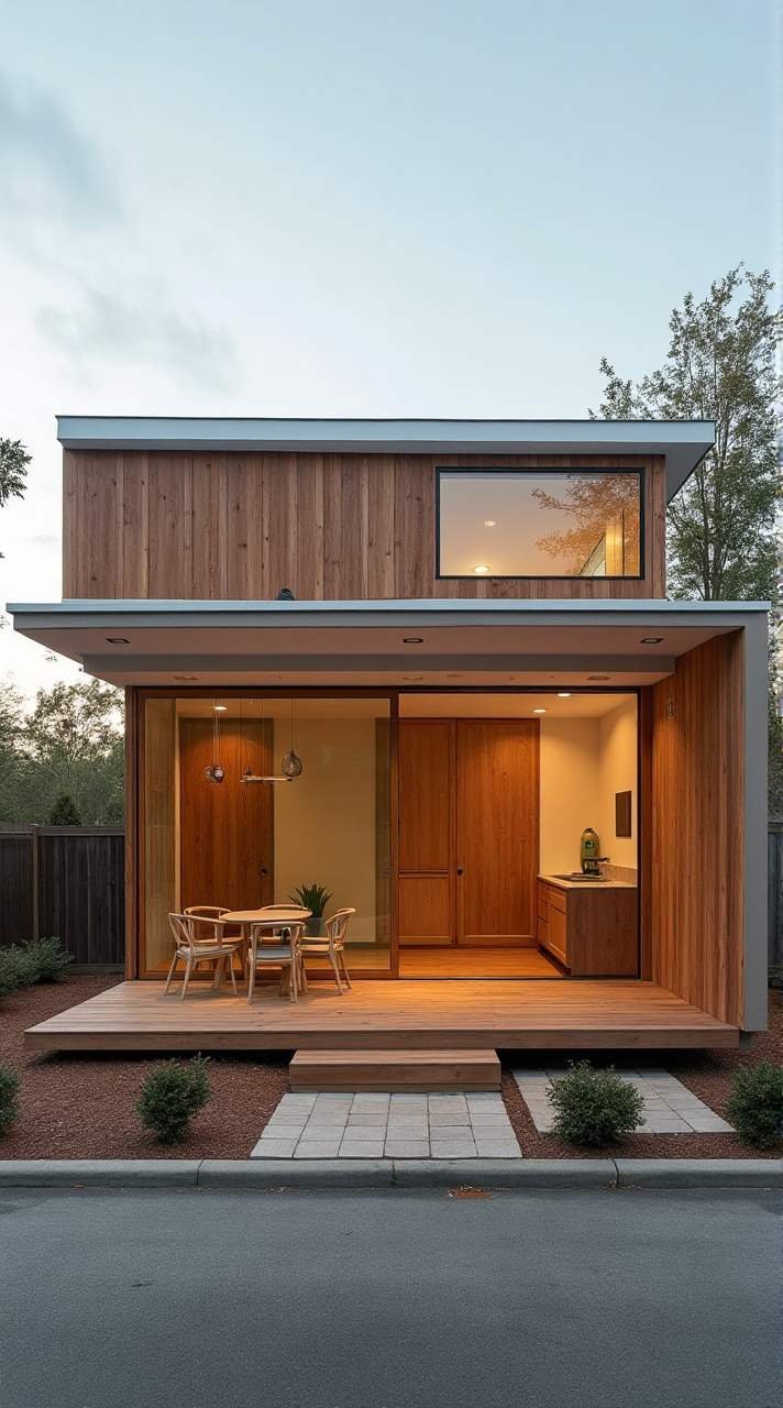 Effortless Elegance: Mid-Century Modern Tiny House