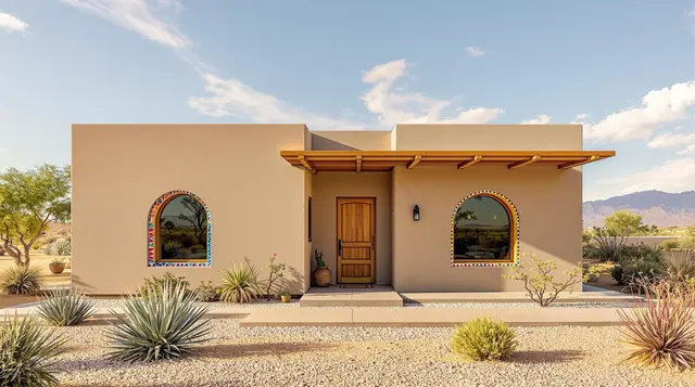 Sunlit Serenity – Modern Boho Desert Prefab