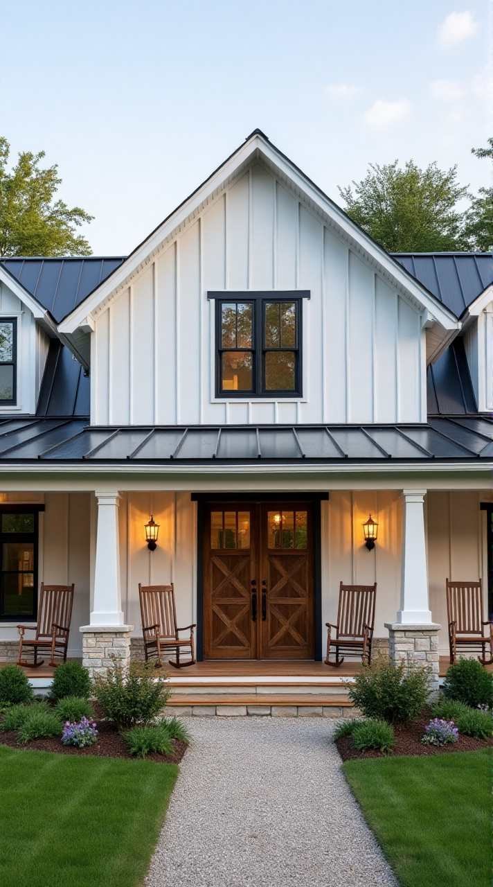 Modern Farmhouse Charm - Rustic Elegance with a Contemporary Twist