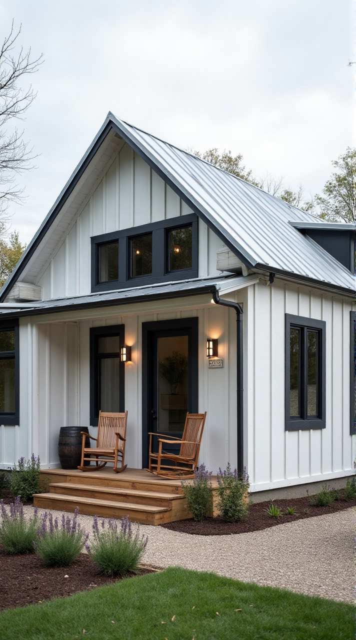 Rustic Meets Modern: A Farmhouse Tiny House