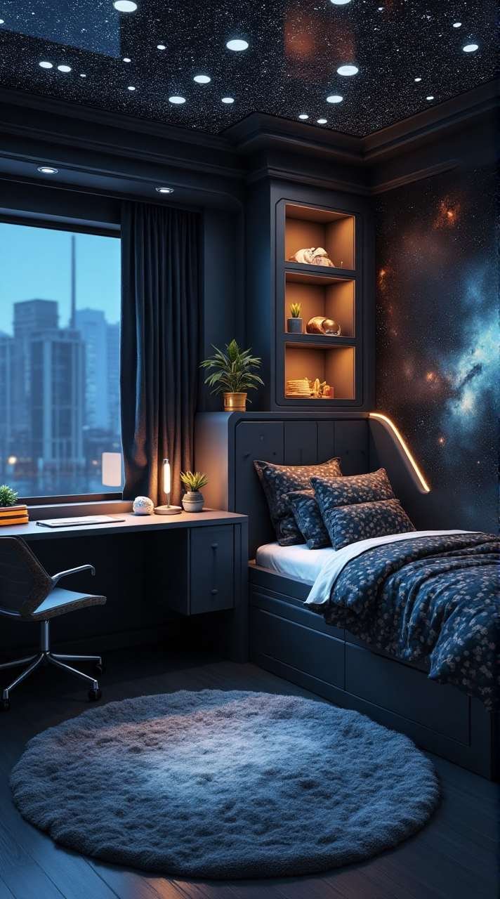 Stellar Dreamscape Hub – Outer Space Command Center