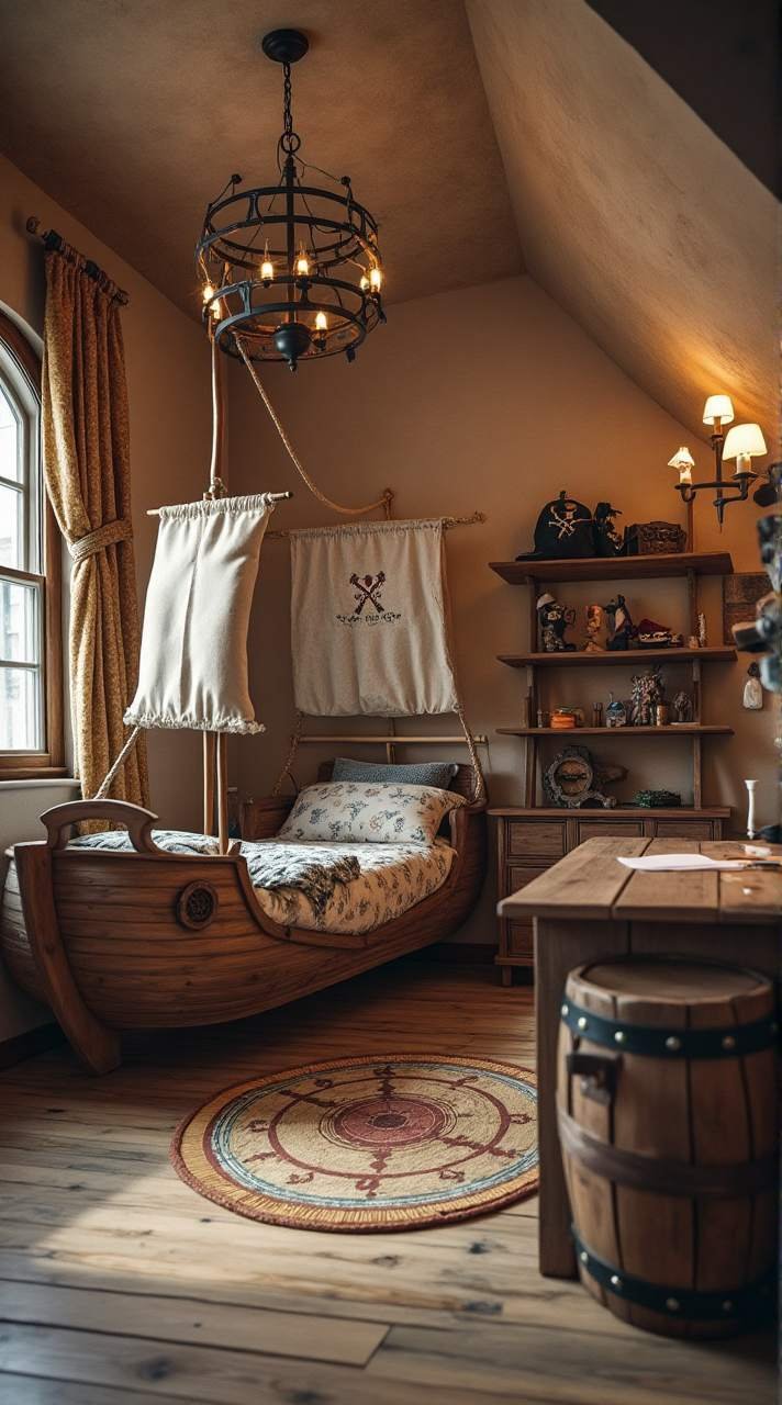 High Seas Hideout – Pirate Ship Adventure Room