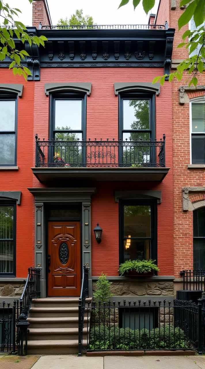 Urban Brownstone Charm – Classic City Living with Sophistication
