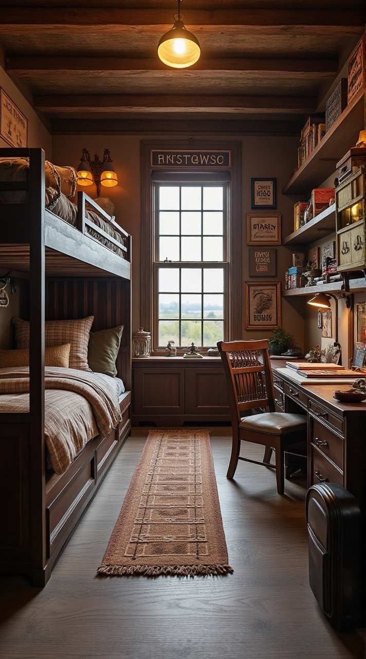 Timeless Whistle Stop – Vintage Train Station Room