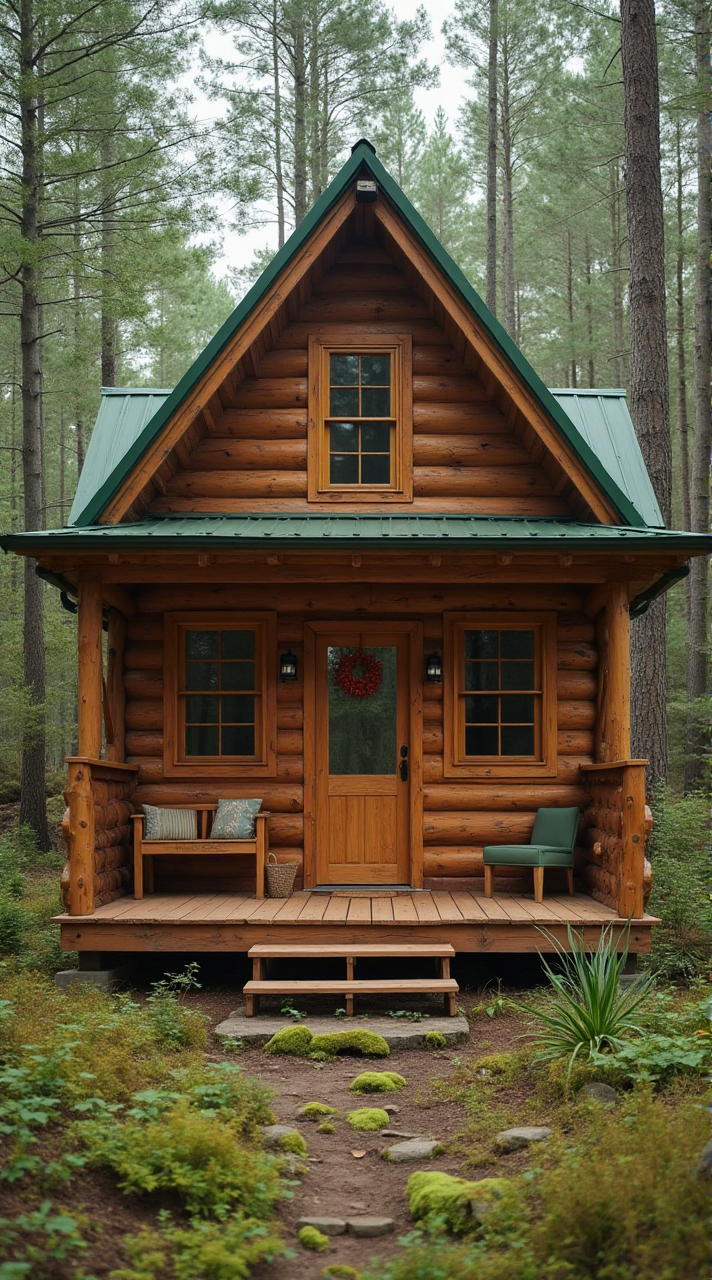 Cozy Serenity: A Woodland Retreat Tiny House