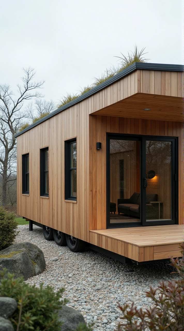 Serene Escape: Zen Minimalist Tiny House