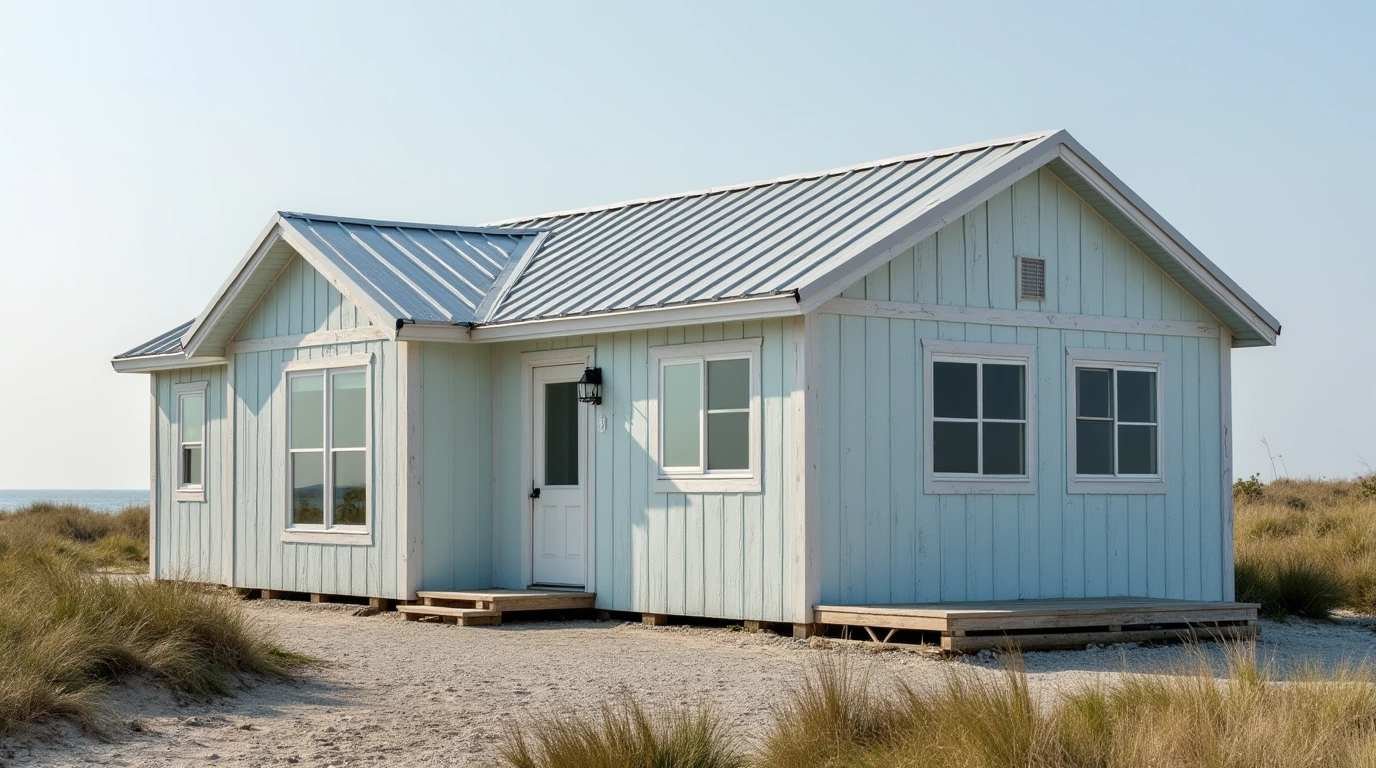 Coastal Cottage Escape: Soft Blues and Natural Charm for Beachside Living