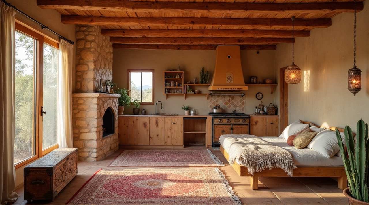 Desert Mirage Tiny Home – The Ultimate Boho Desert Getaway interior