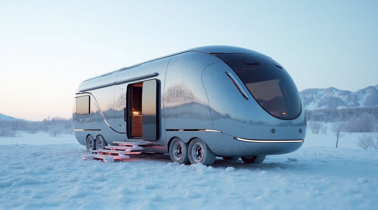 Futuristic Ice Hotel – High-Tech Wintera RV