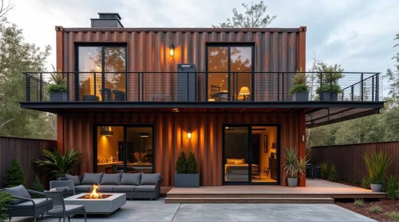 2-Story Container Homes: 15 Space-Saving Designs, Layouts for Families