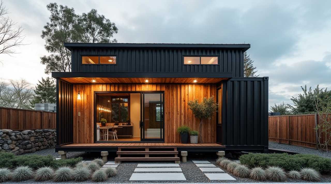 Industrial Chic Tiny Home – Bold Design in a Compact Space