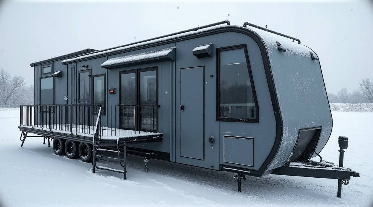 Industrial Ice Fortress – Urban Loft RV for Winter Living