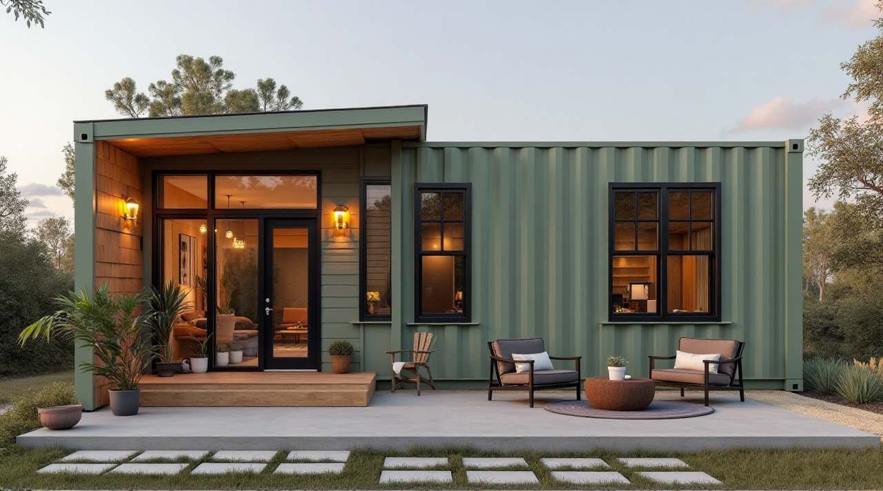 Evergreen Elegance – A Sleek & Timeless Mid-Century Modern Tiny Home