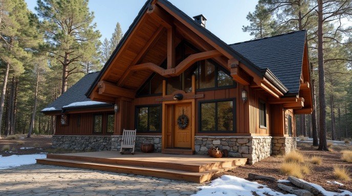 Mountain Retreat Hideaway: Rustic Charm Meets Nature’s Beauty