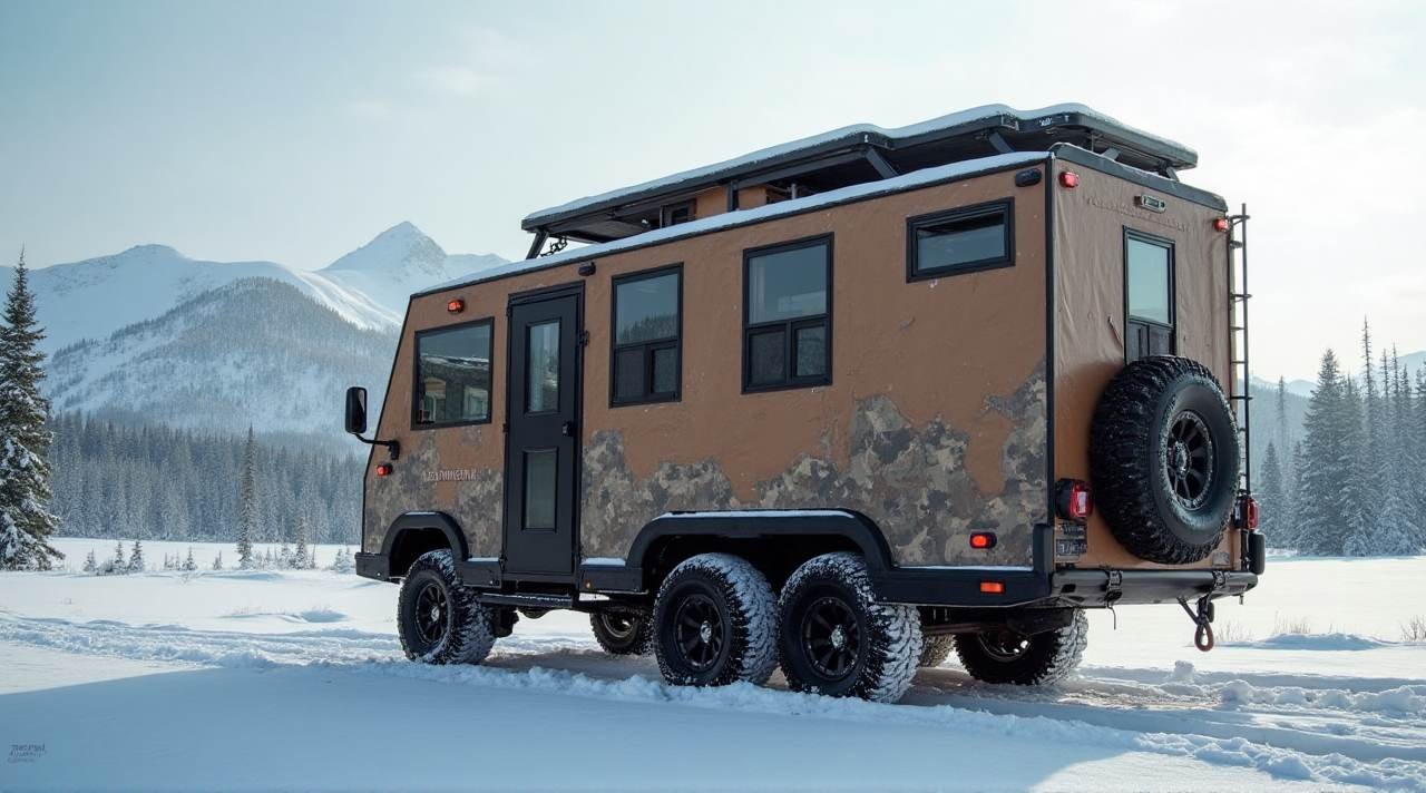 Nomadic Mountain Lodge – Rustic Adventure RV for Winter Explorers