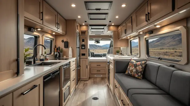 Off-Road Overlander - All-Terrain Expedition RV interior