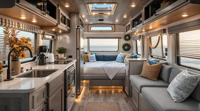 The Coastal Voyager - Beach and Ocean-Ready RV  interior