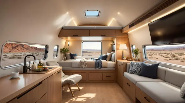 The Night Trekker - Desert Stargazer RV interior