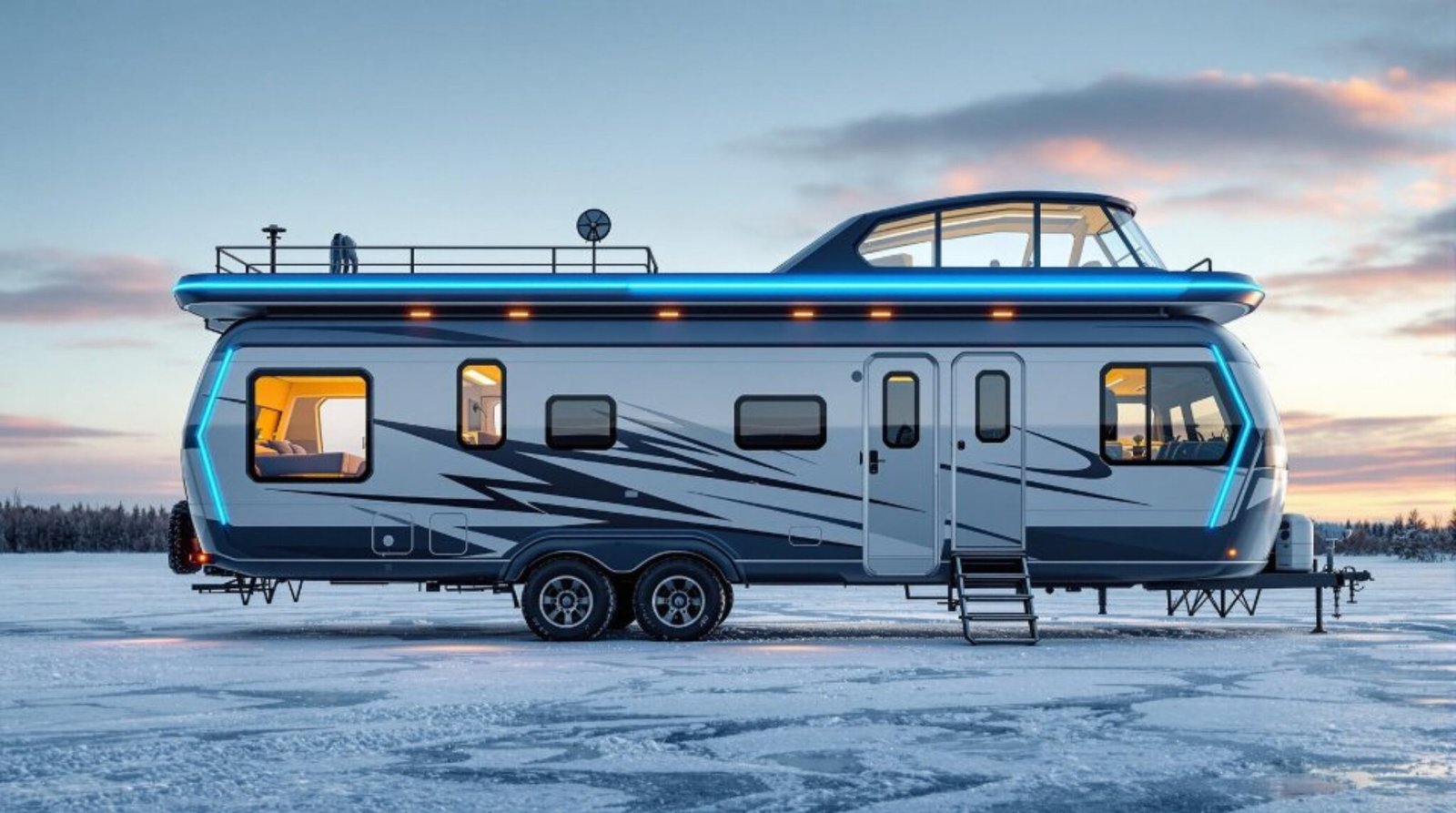 Tiny Homes on Wheels: 15 RVs with Expandable Rooms & Rooftop Decks