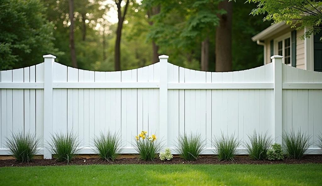 Classic Charm, Fresh Perspective – White Picket Fence with a Modern Twist