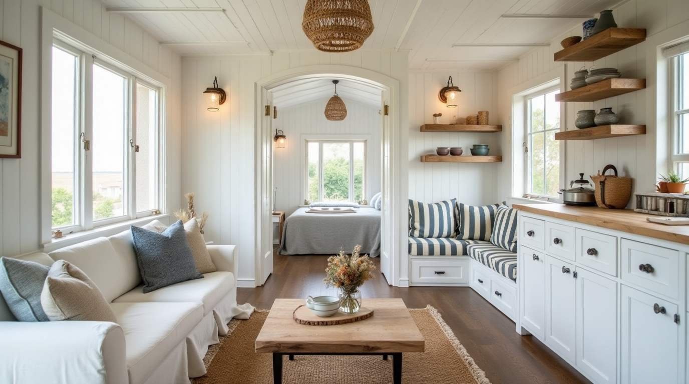 Breezy Coastal Charm - Relaxed Living in a Tiny Cottage
