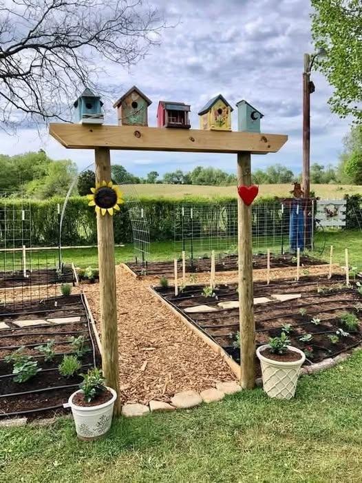Charming Garden Gateway - A Whimsical Walkthrough to Nature